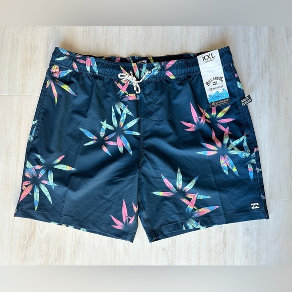 NWT Billabong SUNDAYS LAYBACK Volley Swimsuit - Picture 1 of 8